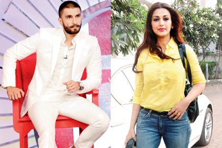 Ranveer Singh and other celebs at a fund raising event