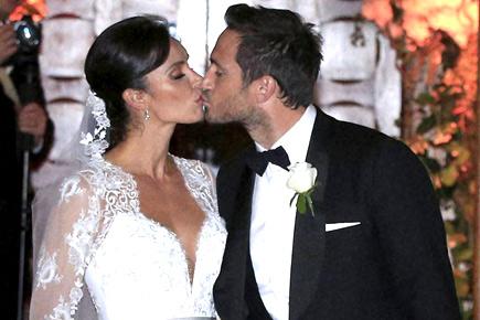 Frank Lampard ties the knot with TV presenter fiance Christine Bleakley