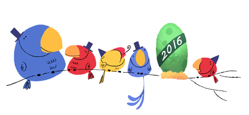 Google Doodle New Year