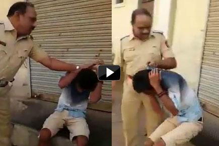 Viral Video: Cop thrashes youth, abuses girl friend in Ulhasnagar