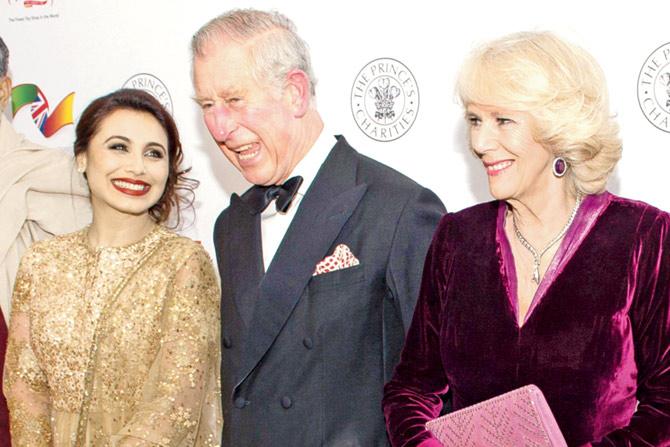 Rani Mukerji, Prince Charles and Camilla