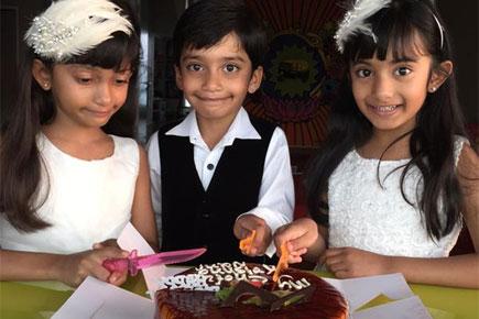 Farah Khan shares her triplets' 7th birthday celebration photo