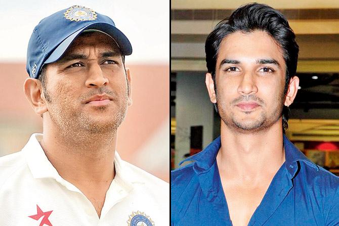 M S Dhoni and Sushant Singh Rajput