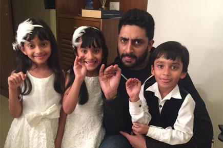 When Farah Khan's triplets grooved with Abhishek Bachchan