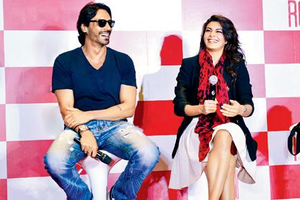 Spotted: Arjun Rampal and Jacqueline Fernandez promote 'Roy'