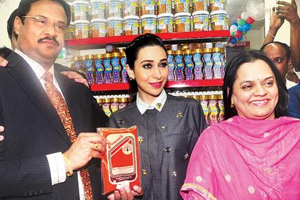 Spotted: Karisma Kapoor at the launch of a supermarket in Kharghar