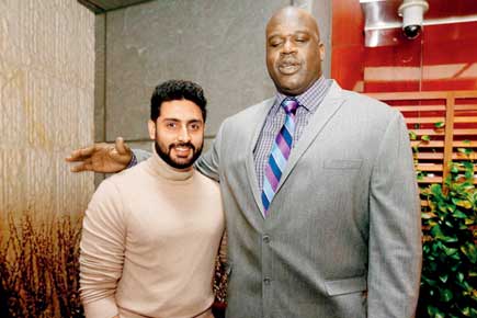 When Abhishek Bachchan was dwarfed by Shaquille O'Neal
