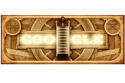 Google honours battery inventor Alessandro Volta with birthday doodle