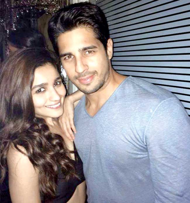 Alia Bhatt and Sidharth Malhotra