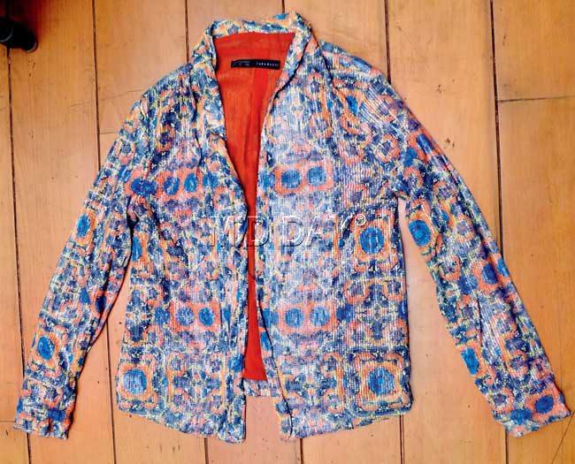 Ira had picked up this funky jacket from a local Hong Kong boutique