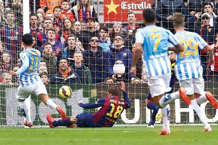 Barcelona stunned by lowly Malaga at Camp Nou