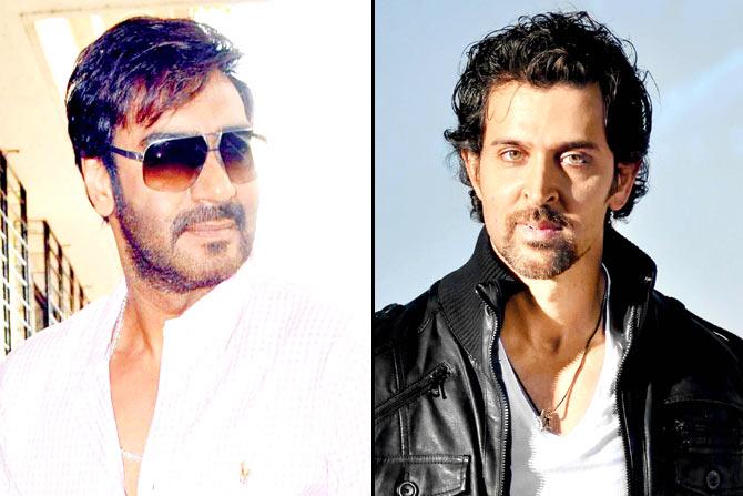 Ajay Devgn and Hrithik Roshan