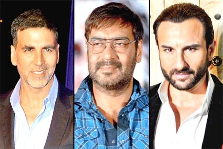 Akshay Kumar, Ajay Devgn, Saif Ali Khan nominees for worst actors