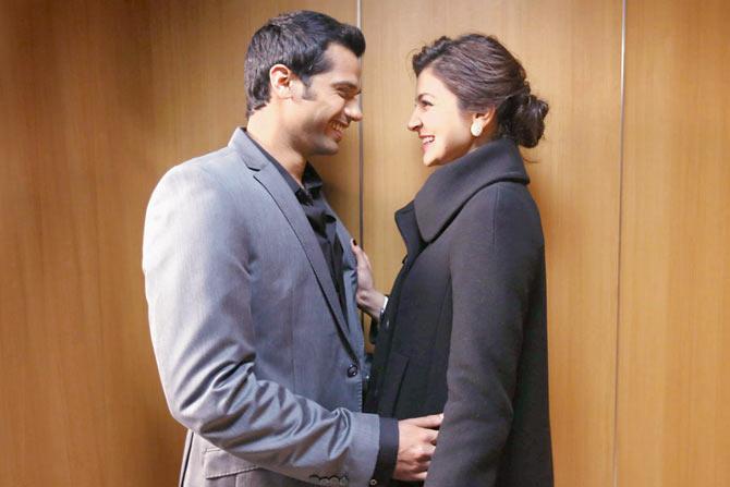 Neil Bhoopalam and Anushka Sharma in a still from NH10