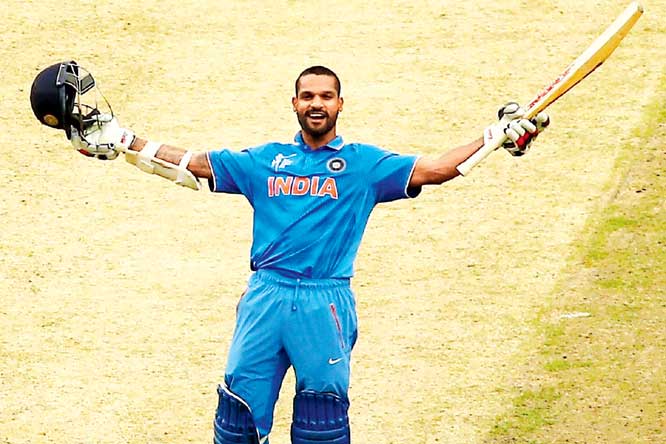 ICC World Cup: Shikhar Dhawan sizzles on 'home' ground with superb ton