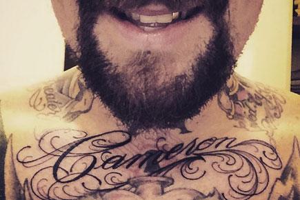 Benji Madden gets Cameron Diaz's name tattooed