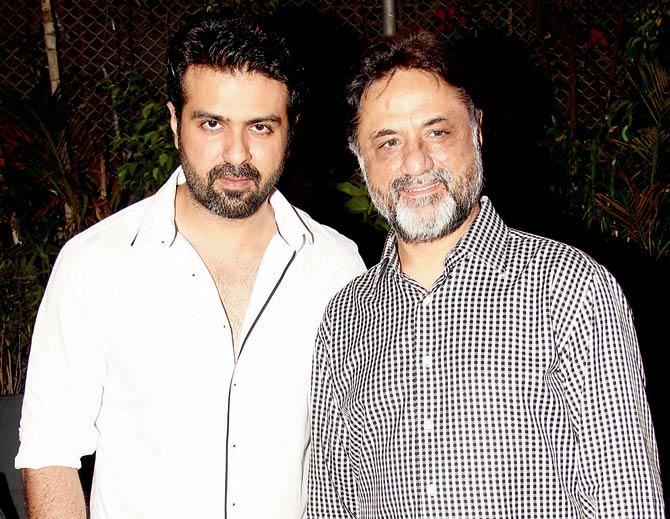 Harman Baweja with dad, Harry 