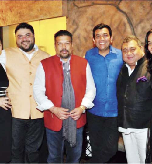 From left: Riyaaz Amlani, Vir Sanghvi, Sanjeev Kapoor and Kunal Vijaykar