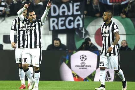 CL: Tevez, Morata strike as Juventus battle past Borussia Dortmund