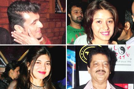 India's leading musicians have a gala time at Sonu Nigam's bash