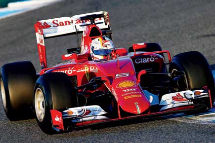 Sebastian Vettel aces the pace in F1 testing