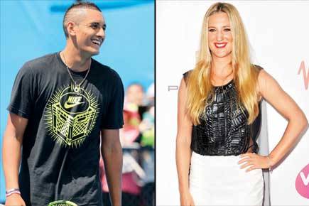Tennis teen sensation Nick Kyrgios flirts with Victoria Azarenka