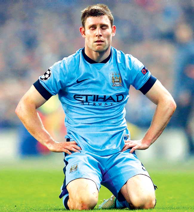 Man City midfielder James Milner. Pic/Getty Images