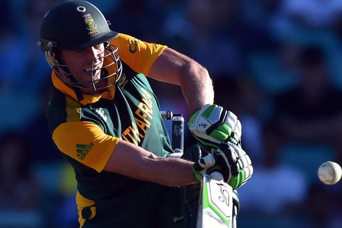 ICC World Cup: AB de Villiers shows stomach for record-breaking