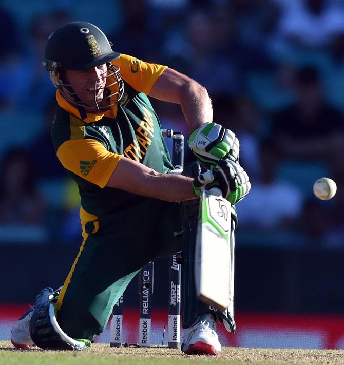 AB De Villiers. Pic/AFP