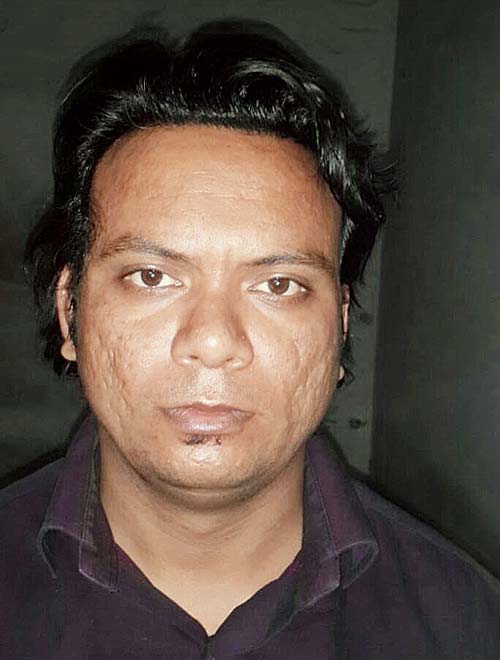 The accused: Dipesh Prajapati