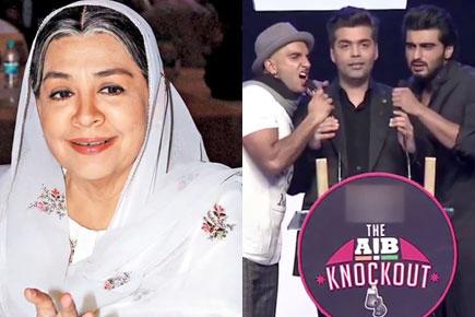 Farida Jalal finds the AIB Knockout video 'embarassing'