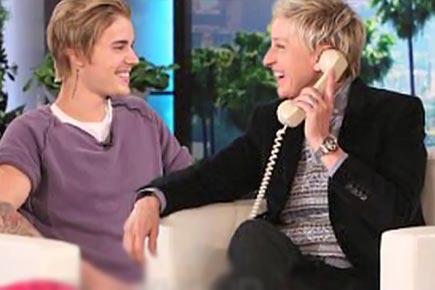 Justin Bieber prank calls a fan on 'The Ellen DeGeneres Show'