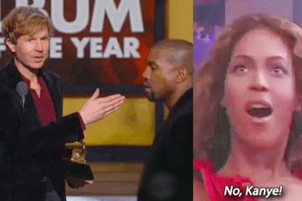 Celebs react to Kanye West interrupting Beck at Grammy Awards 2015