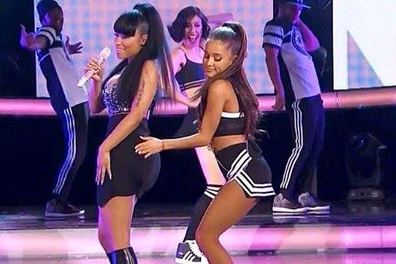 Ariana Grande, Nicki Minaj perform at NBA All-Star Game Halftime Show