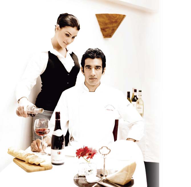 Chef Nikhil Chib with wife Natasha. Pic Courtesy/Ronny Sequeira