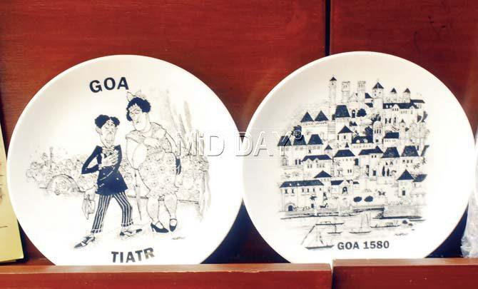 Plates featuring Miranda’s Inside Goa series