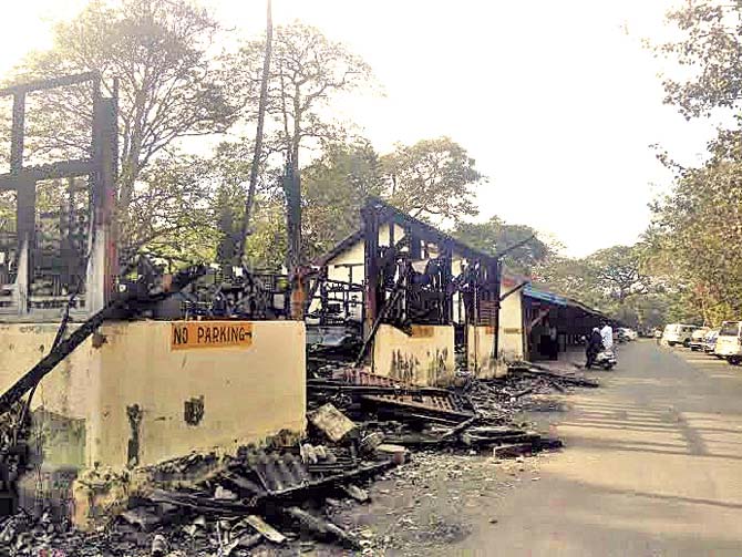 A fire recently destroyed some rooms in the RTO