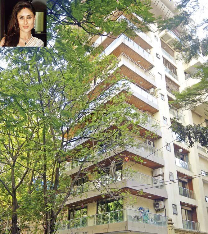 Rose Queen building in Khar, where the flat is located. Pic/Pradeep Dhivar