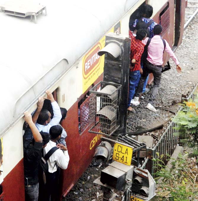 Track magnets help motormen increase or decrease the speed of the train based on the information received about the status of the signal, well in advance. File pic for representation