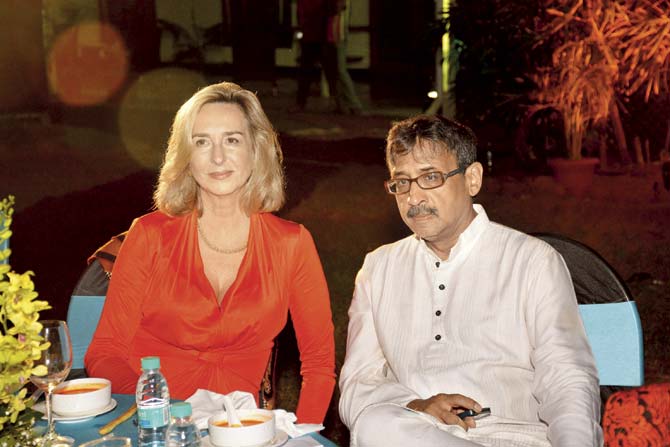 Vivek Jain with Kerry Healy