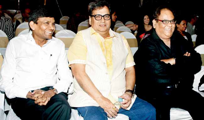 (L-R): Jayantilal Gada, Subhash Ghai and Satish Kaushik