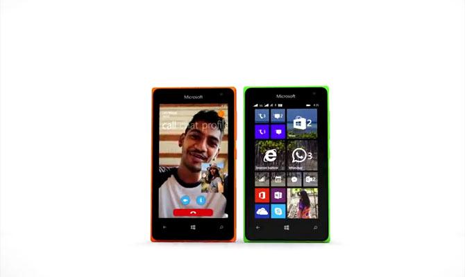 Nokia Lumia 435. Pic/YouTube