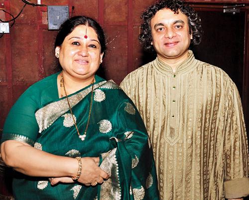 Shubha Mudgal and Aneesh Pradhan