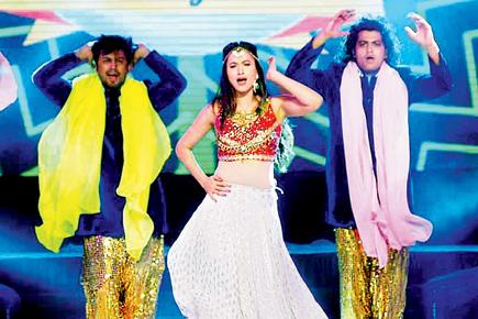 Gauahar Khan performs at a resort in Mumbai on New Year's Eve