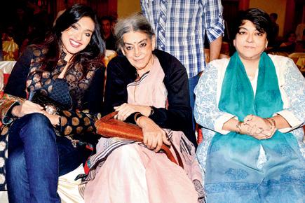 Rituparna Sengupta and Kalpana Lajmi spotted at a film's music launch
