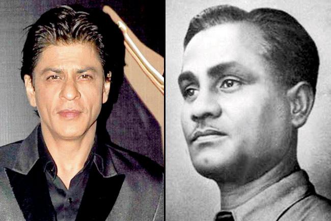 Shah Rukh Khan and Dhyan Chand