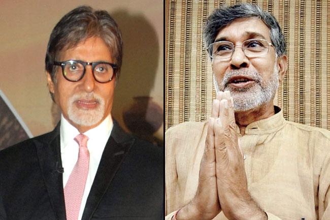 Big B and Kailash Satyarthi