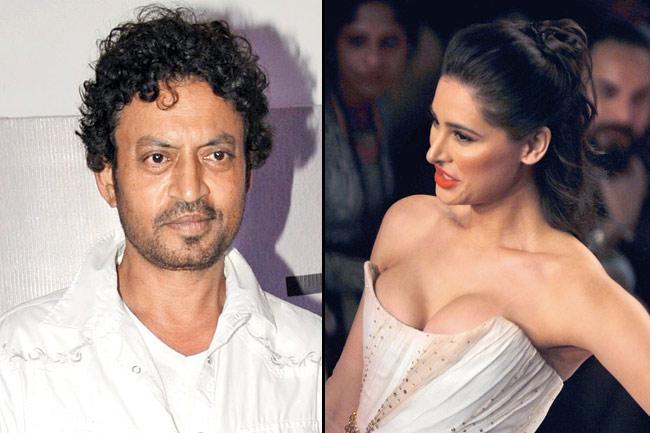 Irrfan (left) was apparently keen on Nargis Fakhri (right) as his co-star in Aashish R Mohan’s Welcome To Karachi. The makers wanted another actress and eventually, Irrfan walked out of the film due to creative differences
