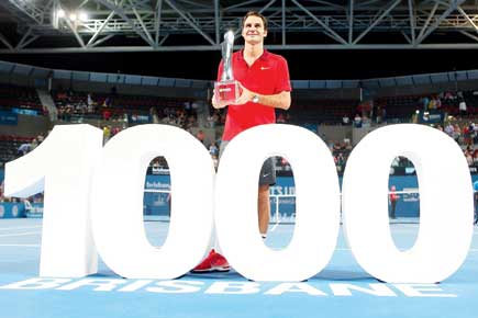 Roger Federer wins Brisbane title and his 1000th ATP Tour victory