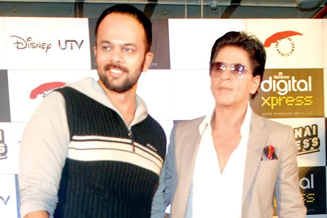 Rohit Shetty and Shah Rukh Khan